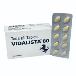 Vidalista 80 Mg Tadalafil Tablets