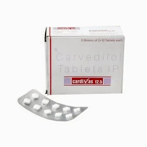 Cardivas 12 5mg Tablet