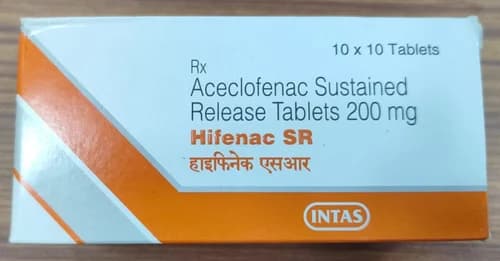 Aceclofenac 100 Mg Tablet