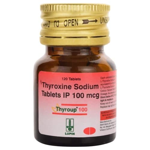 Thyrop 100mg Thyroxine Sodium Tablets