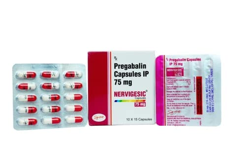 75mg Nervigesic Pregabalin Capsules