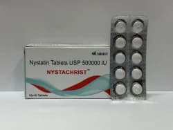 Nystatin Tablets Bp 500000 Iu