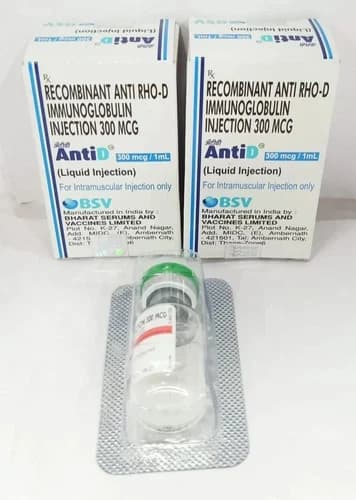 Anti D Immunoglobulin Injection