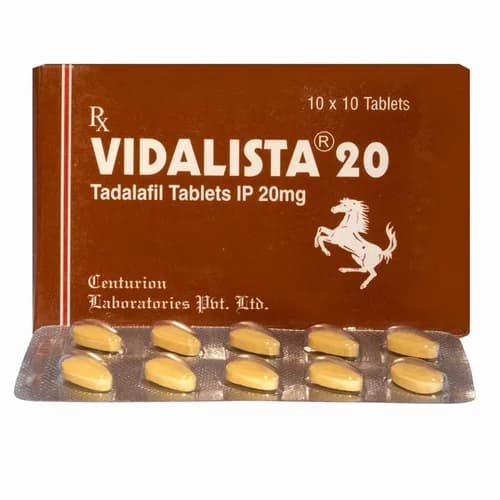 Vidalista 20mg Tadalafil 20mg Tablets