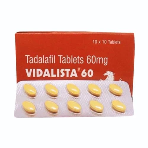 Vidalista 60 Mg Tadalafil Tablets