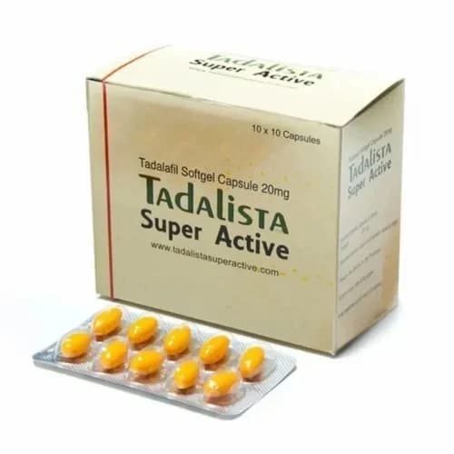 Tadalista Super Active Softgel Capsules 20 Mg