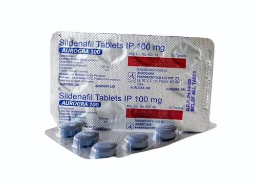 Aurogra 100 Mg Tablets