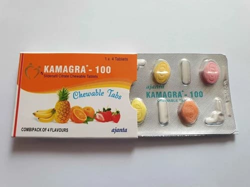 Kamagra Chewable 100 Mg Tablets