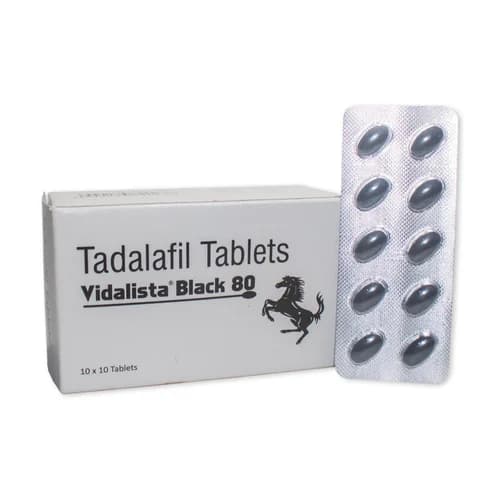 Vidalista Black 80 Mg Tadalafil Tablet