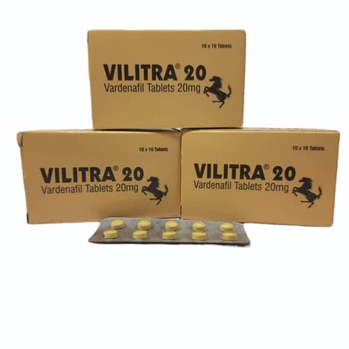 Vilitra 20 Mg Vardenafil Tablets