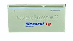 Mesalazine Suppositories 1g