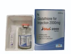 Glutathione 2000mg Injection , For Skin Whitening, Packaging Type: Box