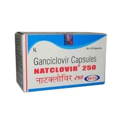 Natclovir Ganciclovir 250 Mg Capsules
