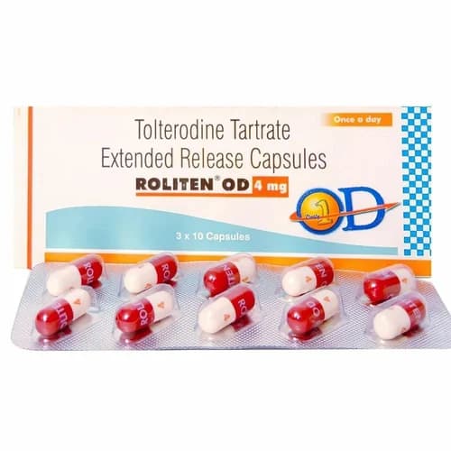 Tolterodine Tartrate 4 Mg Capsules