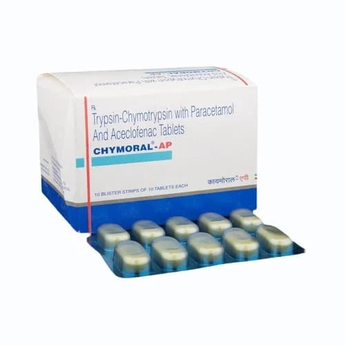 Aceclofenac Paracetamol Trypsin Chymotrypsin