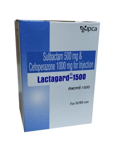 Cefoperazone (1000mg) + Sulbactam (500mg