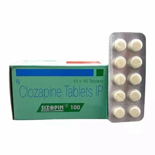 Clozapine 100 Mg Tablet
