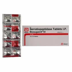 Serratiopeptidase Tablets 10 Mg