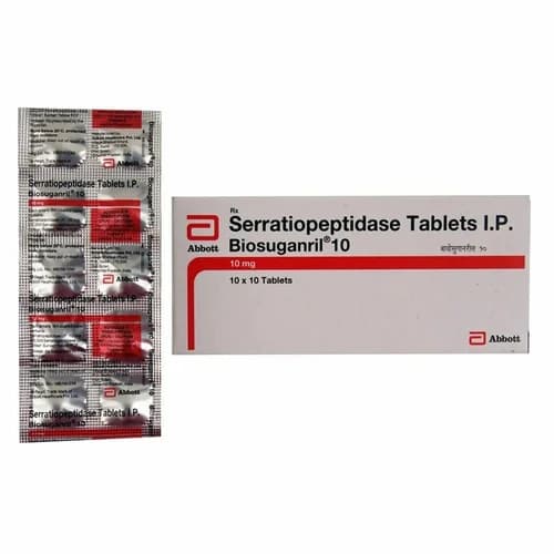 Serratiopeptidase Tablets 10 Mg