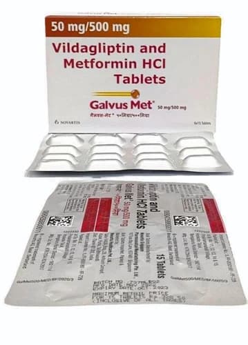 Vildagliptin And Metformin Hcl Tablets
