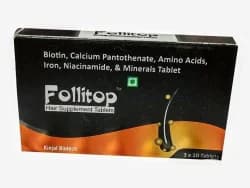 Follitop Hair Supplement Tablets