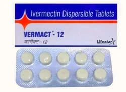 Vermact 12mg tablet dt