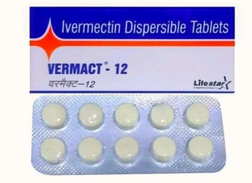 Vermact 12mg tablet dt