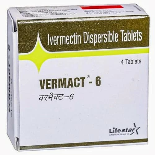 Vermact 6 Ivermectin 6mg Tablets