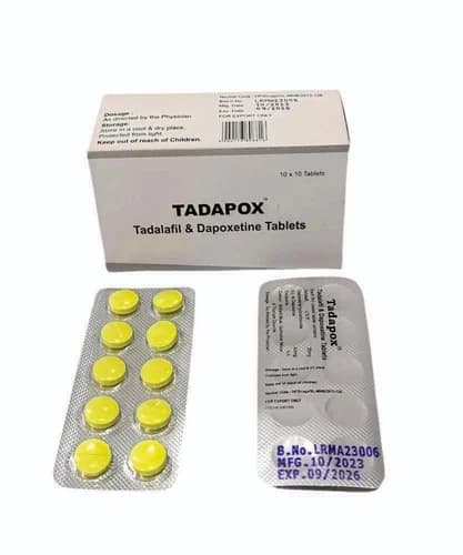 Tadapox Tadalafil And Dapoxetine Tablets