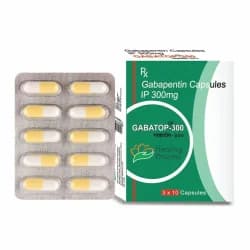 Gabapentin Gabatop 300mg Capsules