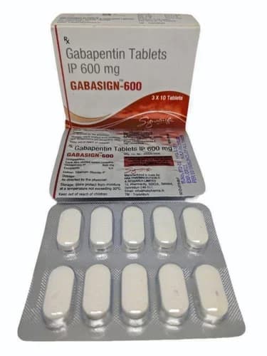 Gabapentin 600 Mg Tablets