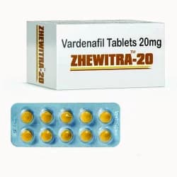 Zhewitra Vardenafil 20mg Tablets