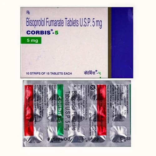 Bisoprolol Fumarate Tablets Usp 5 Mg