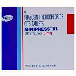 Prazosin Hydrochloride 5 Mg Tablet