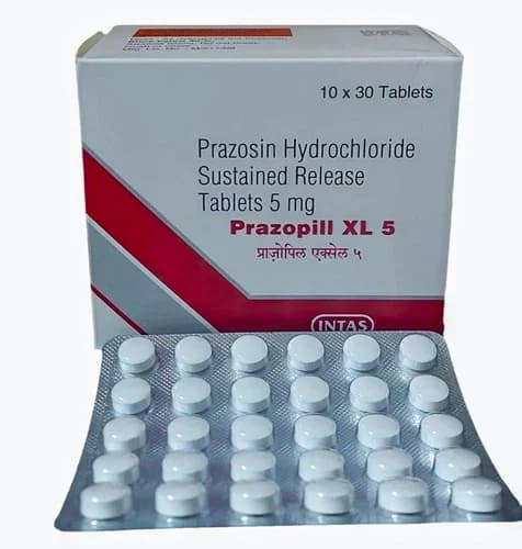 Prazosin Hydrochloride 5 Mg Tablet