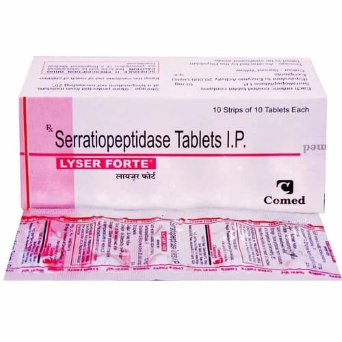 Serratiopeptidase 10mg Tablets
