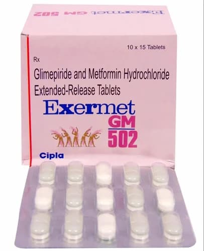 Glimepiride Metformin Hydrochloride Tablet