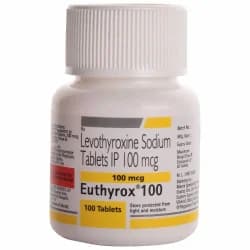 Thyroxine Sodium 100 Mcg Tablets