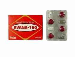 Avana 100mg Avanafil Tablet