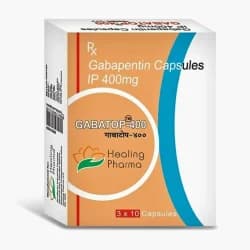 Gabapentin Gabatop 400mg Capsules