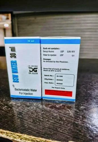 Bacteriostatic Water For Injection 30 Ml