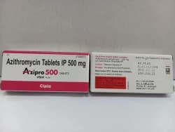 Azipro Azithromycin 500mg Tablets
