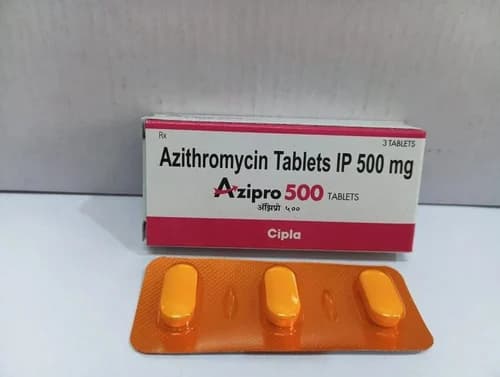 Azipro Azithromycin 500mg Tablets