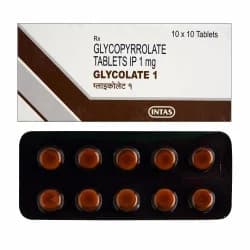 1mg Glycolate Glycopyrrolate Tablets