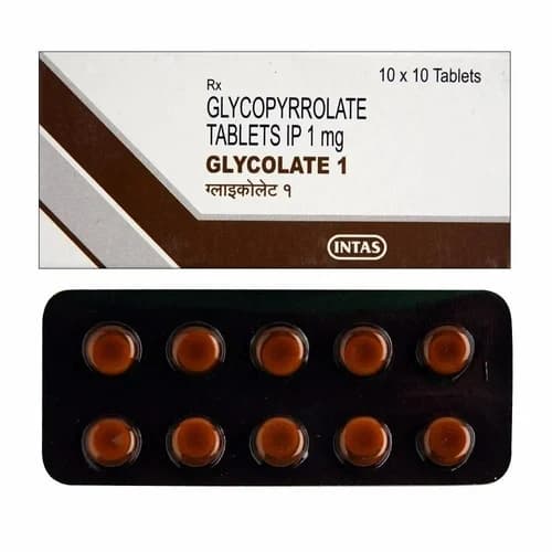 1mg Glycolate Glycopyrrolate Tablets