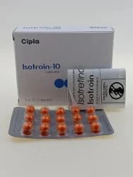 Isotroin Isotretinoin 10 Mg Capsules