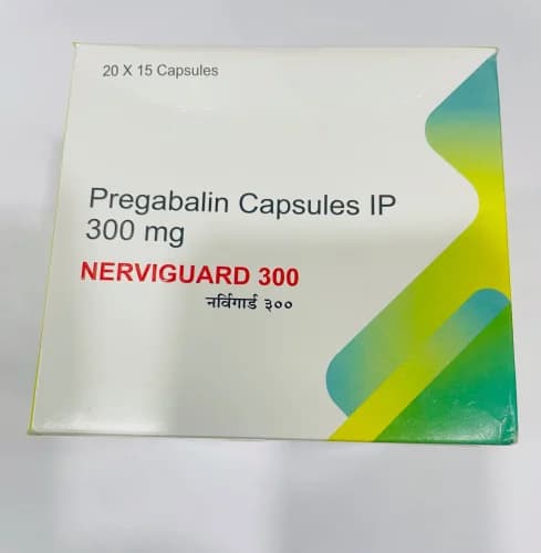 300 Mg Nerviguard Pregabalin Capsules IP